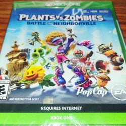 New Sealed Xbox One Plants Vs Zombies Christmas