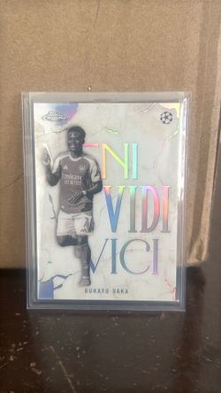 2025-26 Topps Chrome UEFA Bukayo Saka #VVV2 Veni Vidi Vici SSP CASE HIT