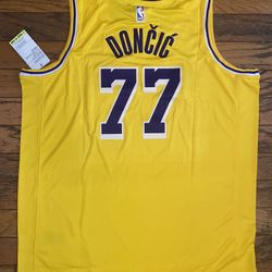 $60 Yellow, White Or Purple Lakers Luka Doncic Jersey The New Labron