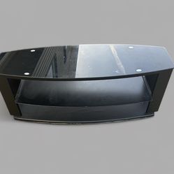 Tempered Glass TV Stand Entertainment Center 
