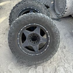 Six Lug Wheels And Tires 18 Rims Good Parts 