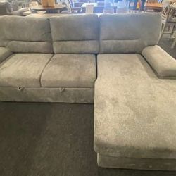 Yantis Sleeper 2 Piece Sectional Couch| Comfort ,USB Charging Available @ Fast Delivery 🚚