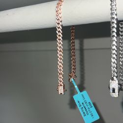 7 In Rose Gold Vvs  Monaco Bracelet 