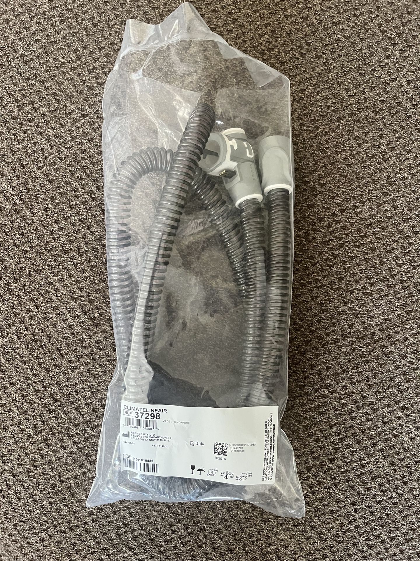 CPAP AIR10/HEATED TUBING ONLY