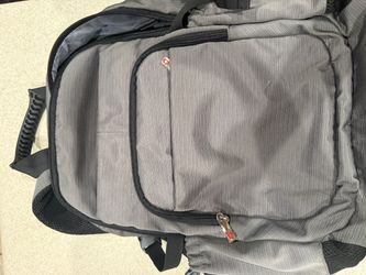 SwissPass Grey Laptop Backpack