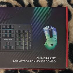 Chimera KM7 RGB Gaming Keyboard + Mouse Combo