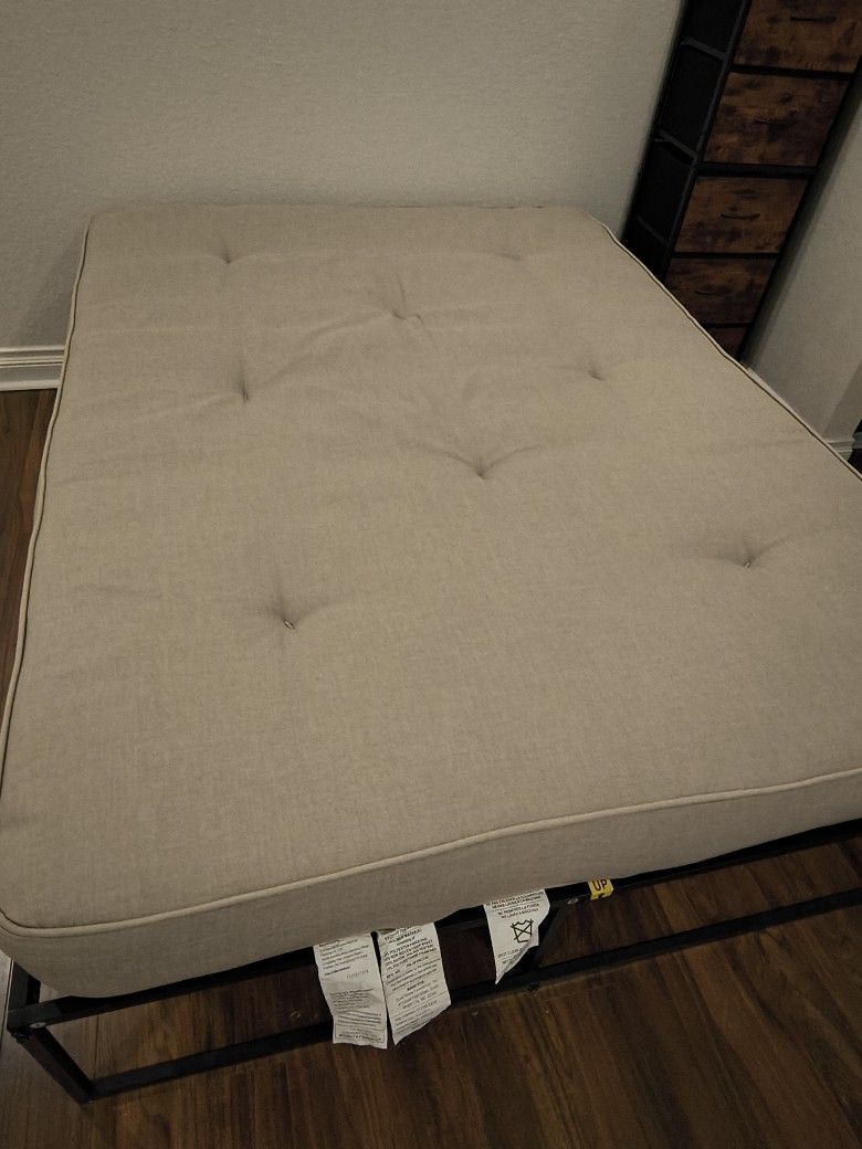 Full Size Futon Mattress And Topper 