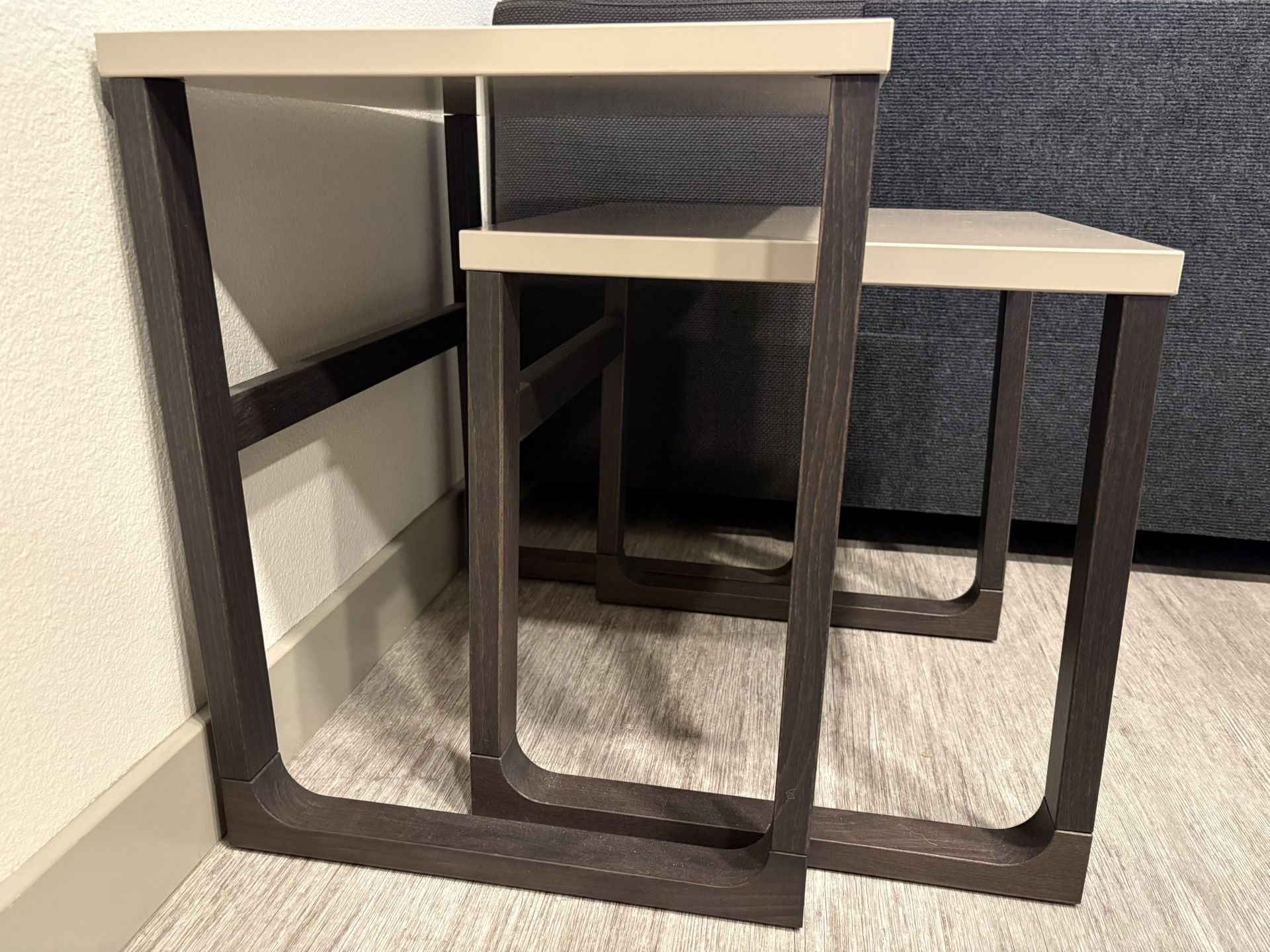 Rissna High Gloss Set of 2 Nesting Tables