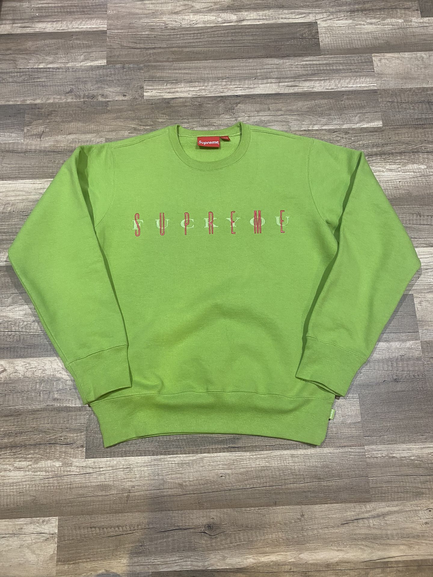 Supreme F*#k You Crewneck Sweatshirt Size S (price Is Firm)
