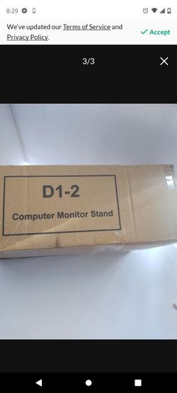 D1-2 Computer Monitor Stand