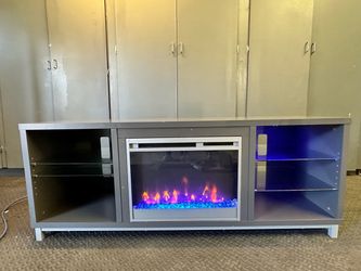 Modern Electric Fireplace TV Stand
