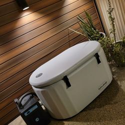 Cold Plunge Inflatable Tub Complete Setup No Ice Needed! 