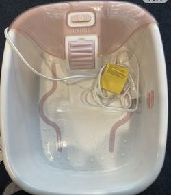 HoMedics Pink Bubble Bliss Deluxe Foot Spa