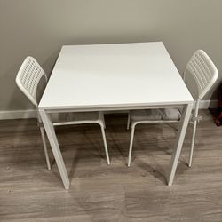Dining Table And 2 Chairs 