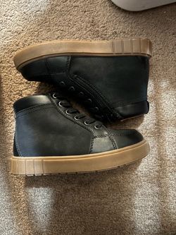 Kids Black High-Top Sneaker Boots