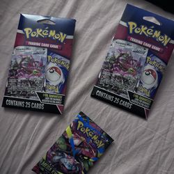 OPENED Pokemon Cards
