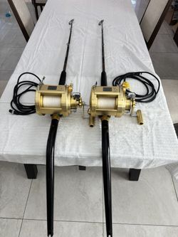 Daiwa MP 3000 on Captain Harry’s AFTCO Bent, But Swivel Tip Rods 