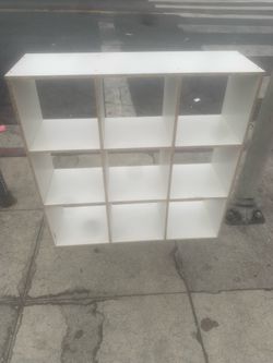 White shelf