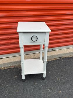 White Side Table 