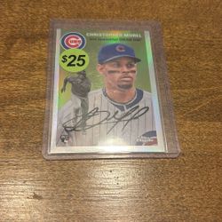 Chicago Cubs Christopher Morel 2023 Topps Chrome Auto
