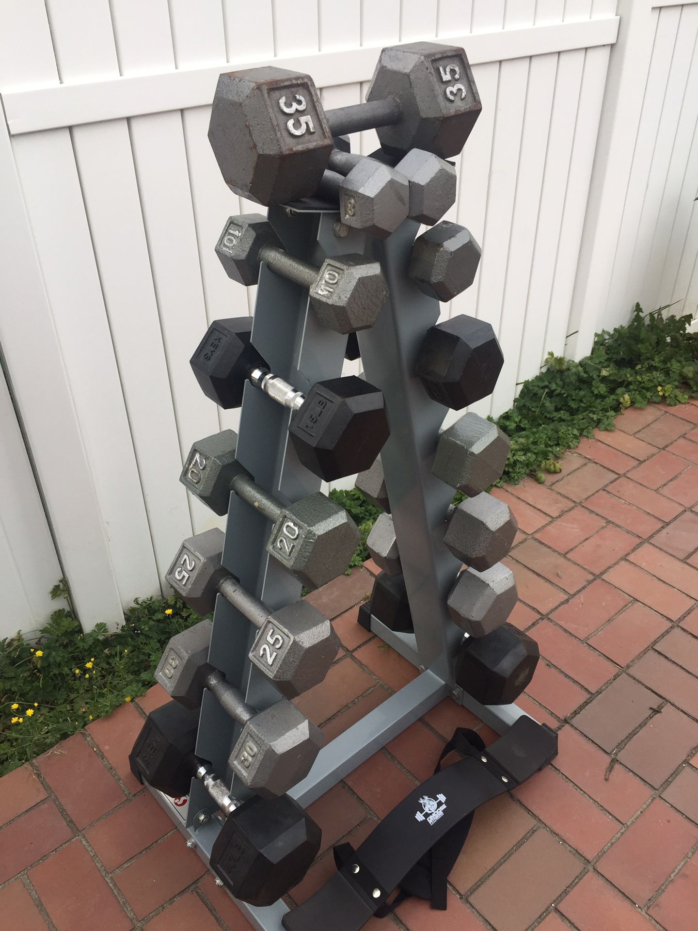 Free weight equipment full home gym dumbbell set
