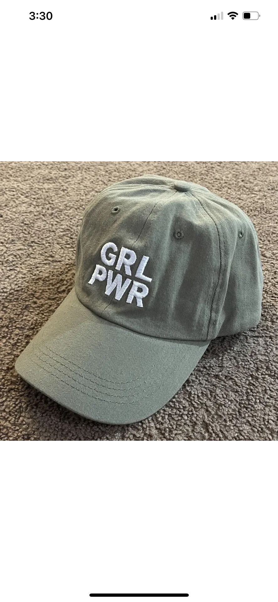 Marcus Adler New York GRL PWR Green Cap