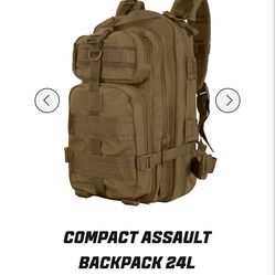 Compact assault backpack 24L