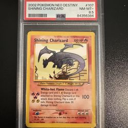 Shining Charizard PSA 8.5 