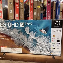 70” LG 4K UHD HDR SMART TV