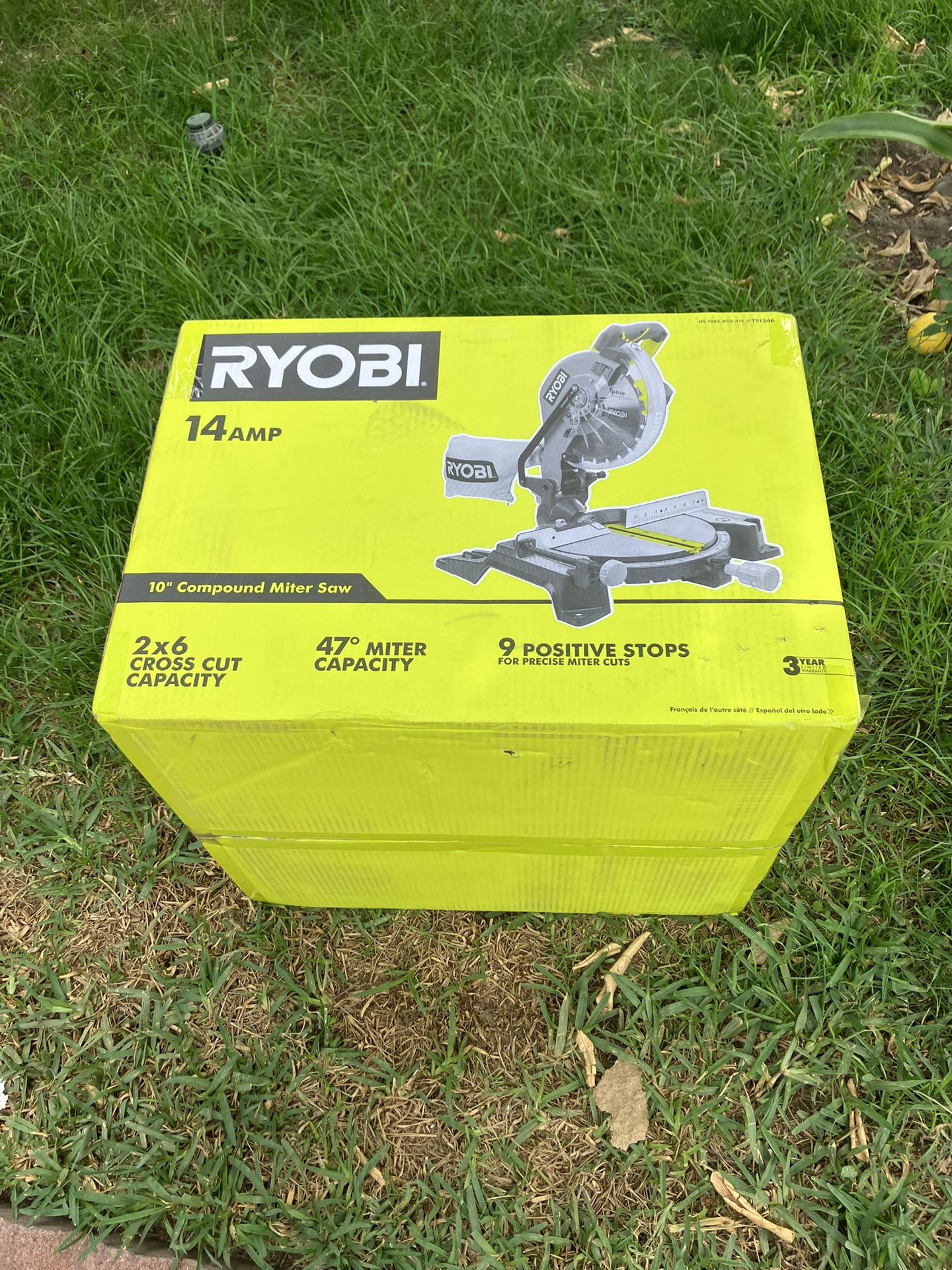 Ryobi 10" Compound Miter Saw With LED 14amp
