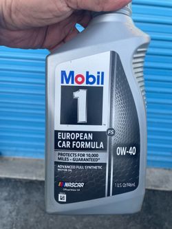Mobil one oil  European