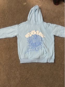 Baby blue spider hoodie