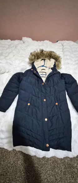 Abercrombie&Fitch Kids Navy Blue Puffer Coat