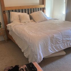 King Size Bed $300 King Size Nectar Mattress $300