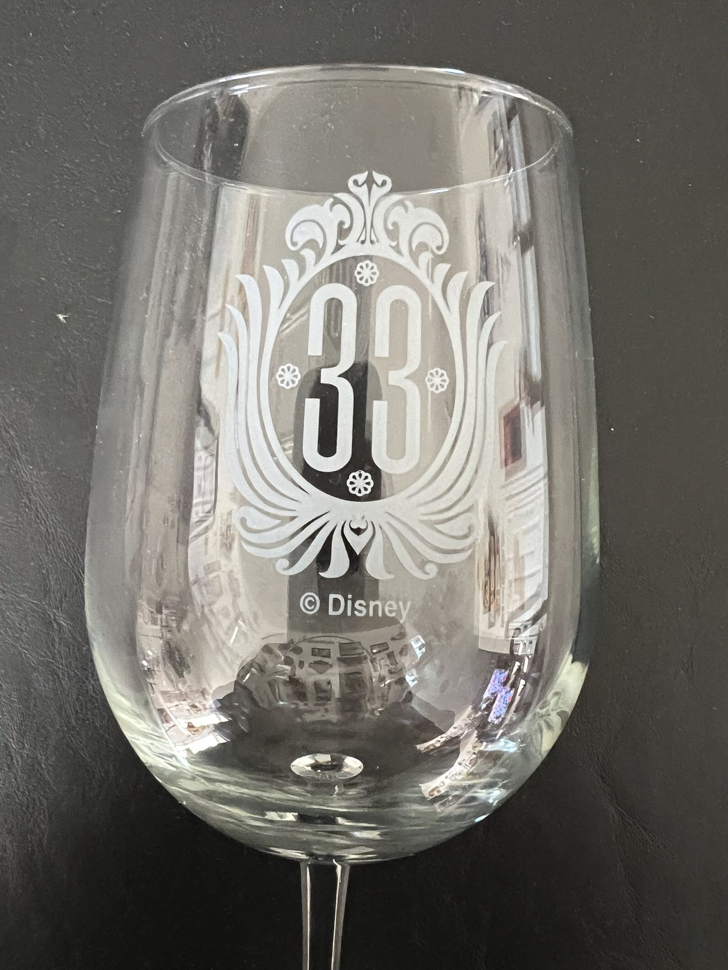 Disneyland Club 33 Red Wine Glasses