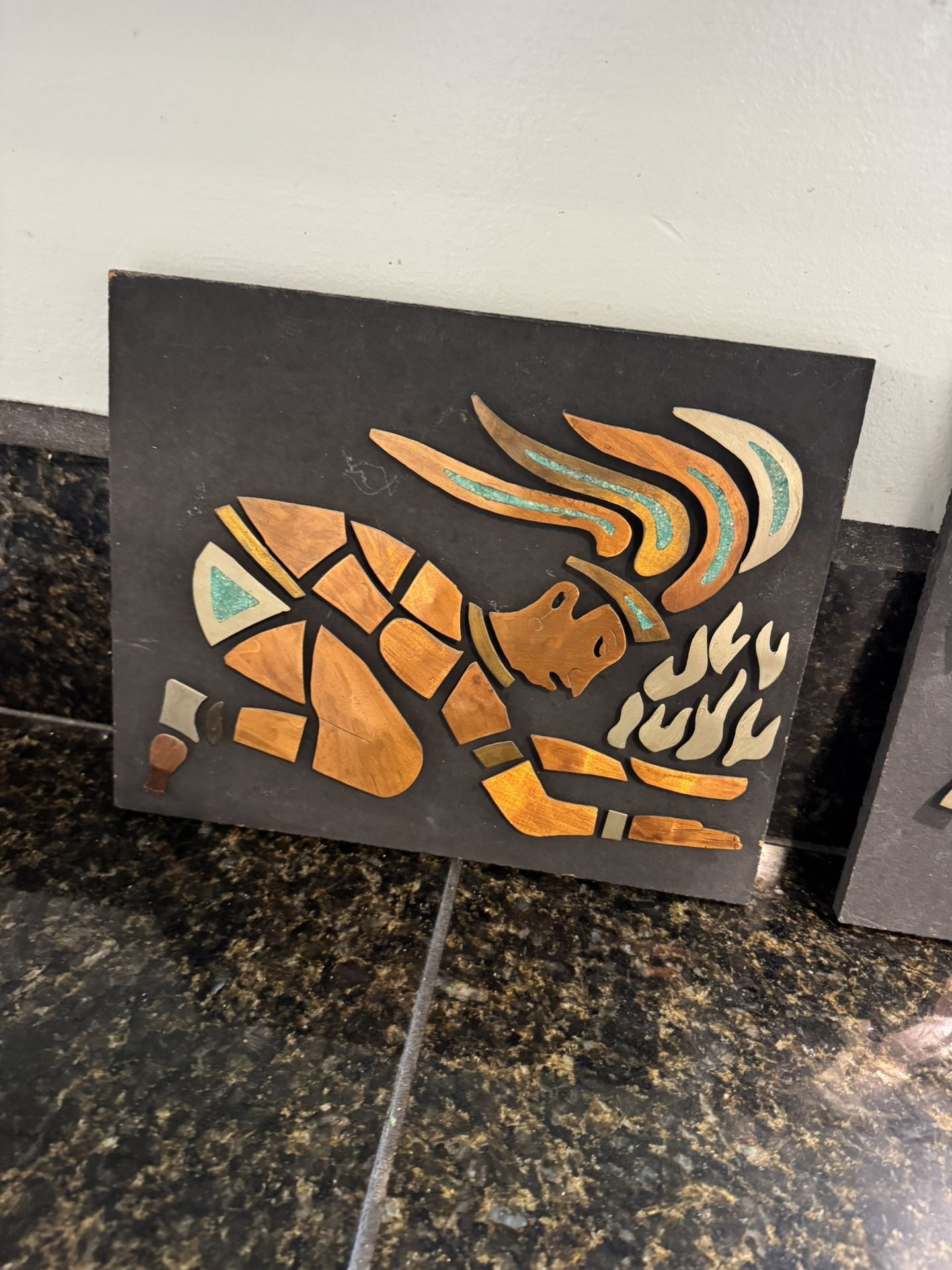 Set If Hand Made Native American Hart Work 