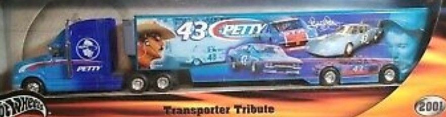New Hot Wheels NASCAR "Petty 43" Transporter Tribute