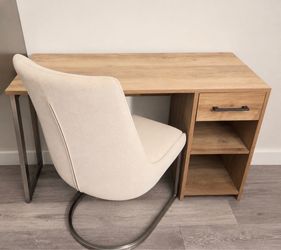 Desk and chair