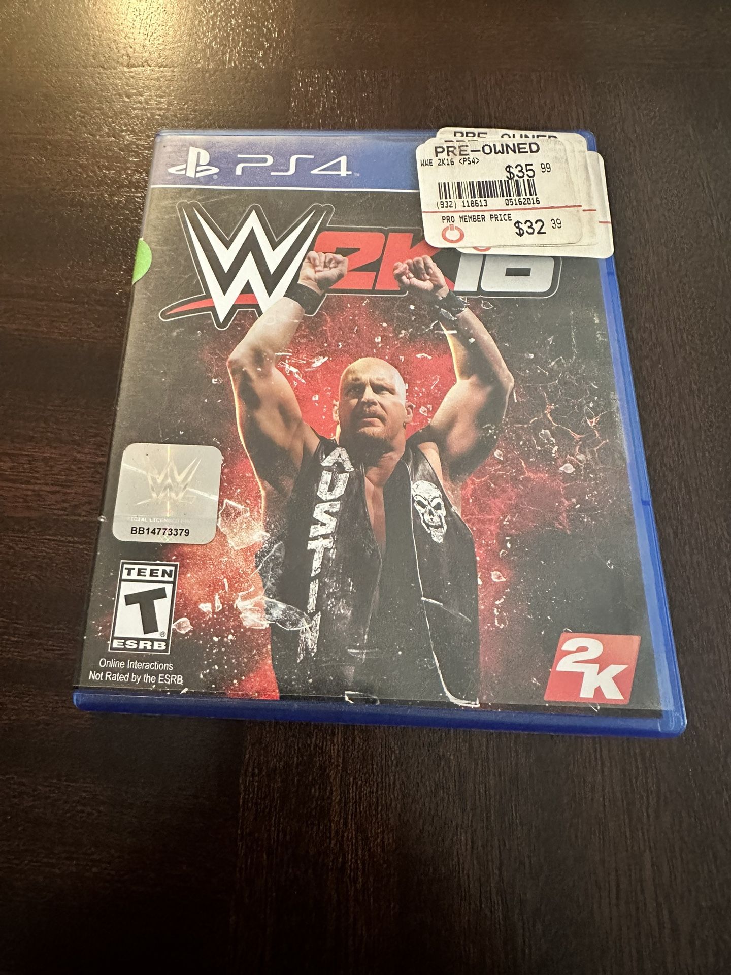 PlayStation 4 Games (2) WWE & FIFA 2016! Like New! Complete