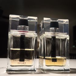 Rare Dior Homme Bundle (EDT and Sport 2012) | Men's Cologne | 100ml (3.7oz) Each Bottle