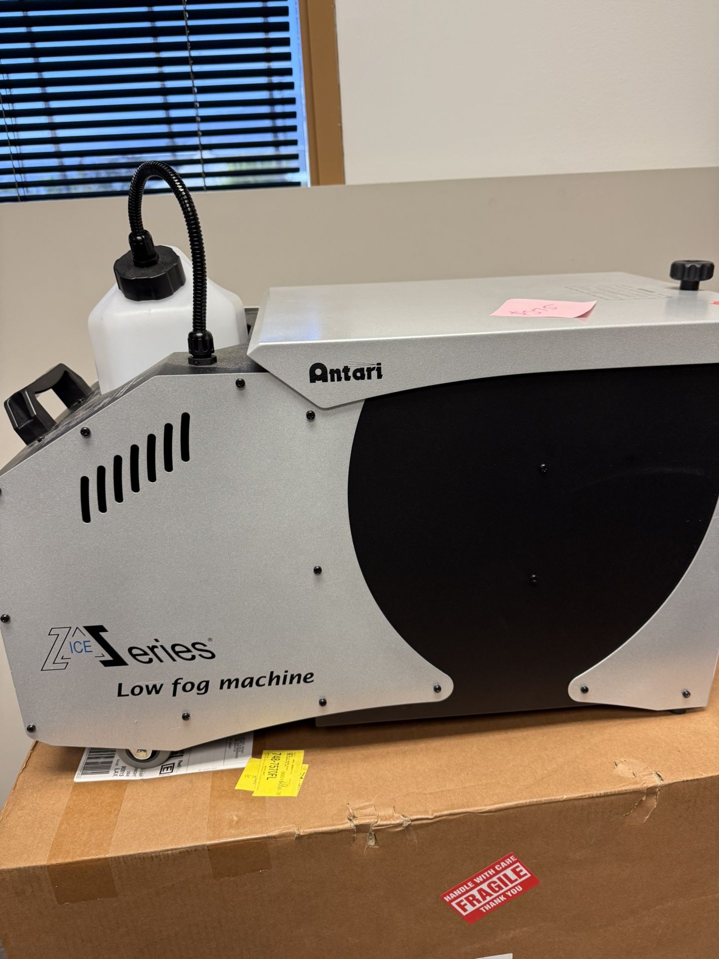 🎭 Antari ICE Low Fog Machines – One Brand New One Barely Used – $600 & $500 or $1000 for Both 🎭