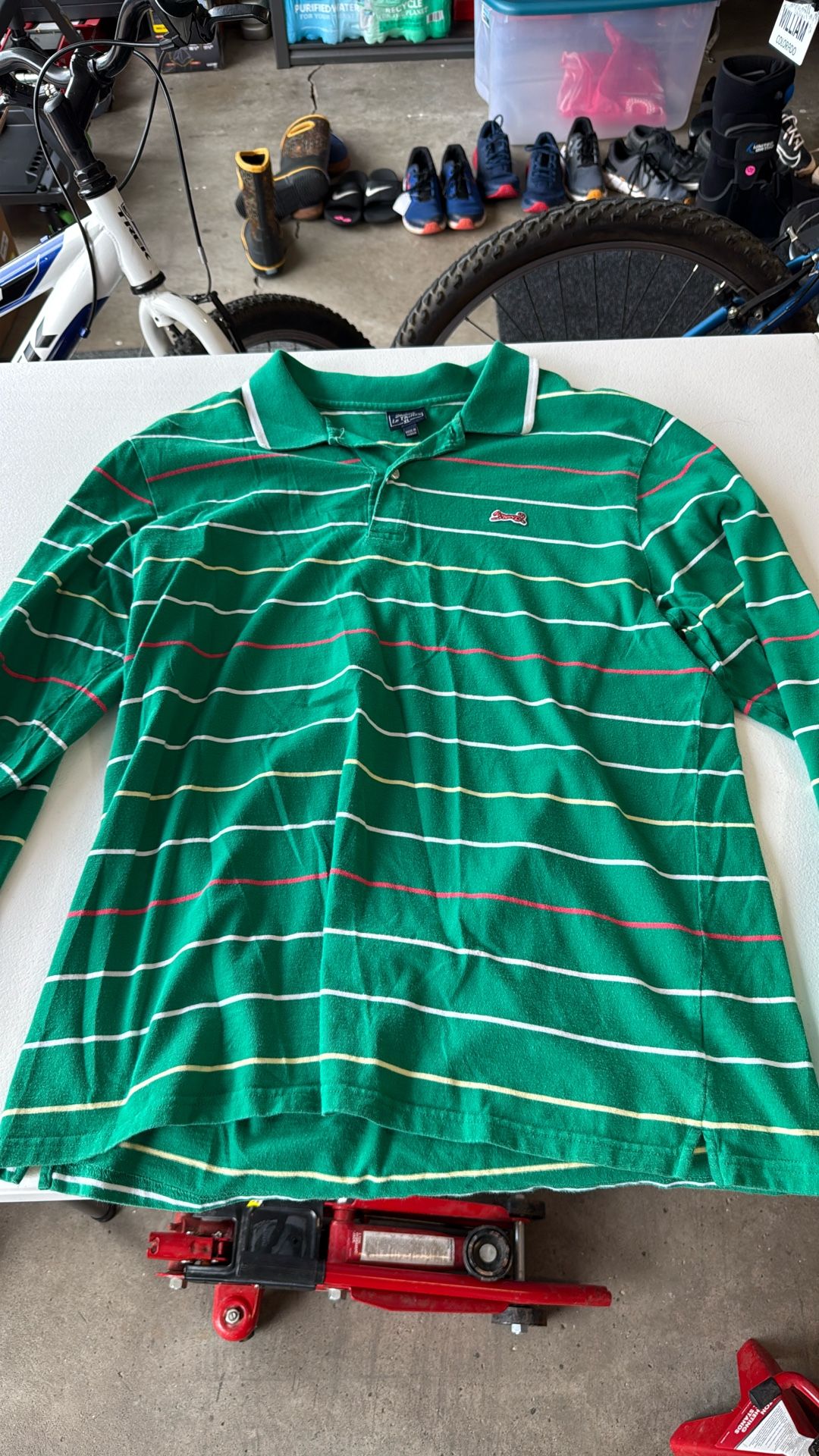 Men’s Vintage Le Tigre Long Sleeve Polo