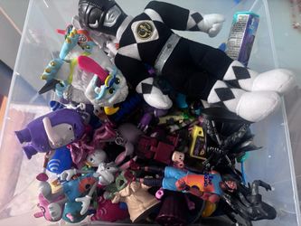 Bucket of toys
