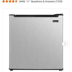 Magic Chef 1.7 cu. ft. Freezerless Mini Fridge in Stainless Steel