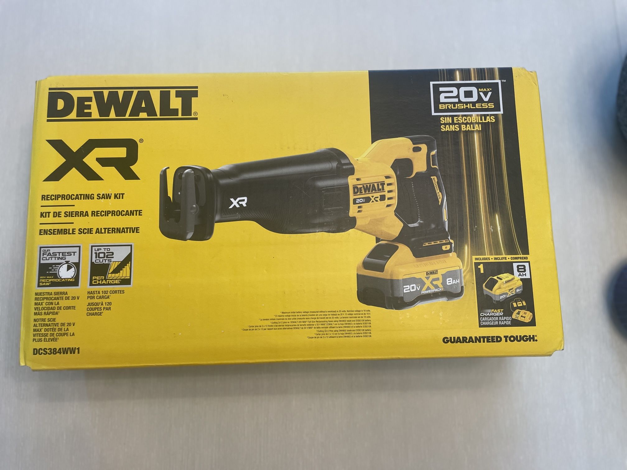 Dewalt Xr Brushless Sawzall Combo