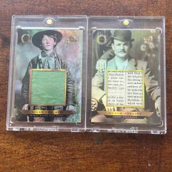 Billy The Kid And Butch Cassidy Relic Cards