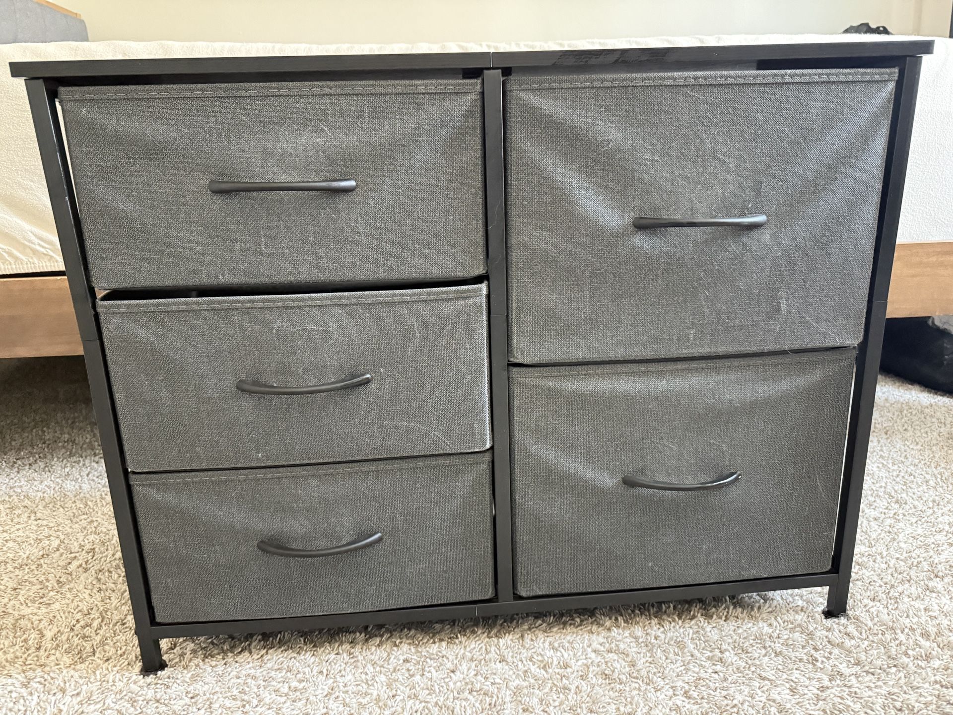 5 Storage Small Fabric Dresser