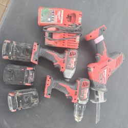 Cordless Milwaukee Tools 