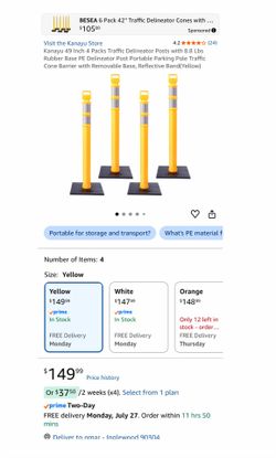 Traffic Delineator Posts
