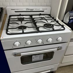 Classic Unique 30” Retro Style Gas Range with Convection Oven Up To 50% OFF MSRP